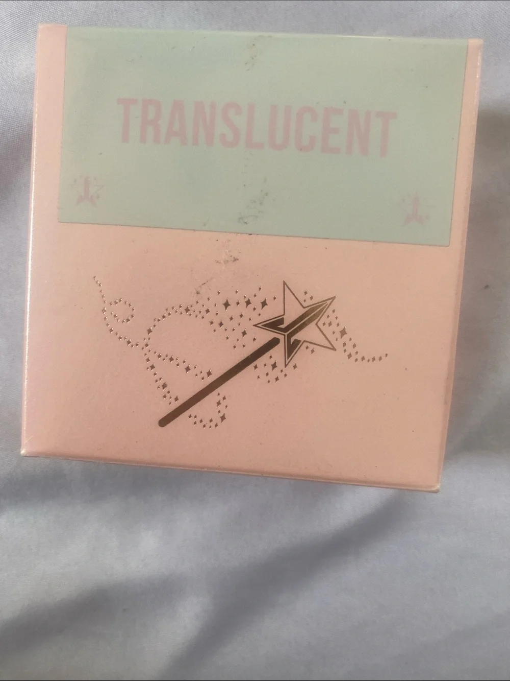 Jeffree Star translucent setting power